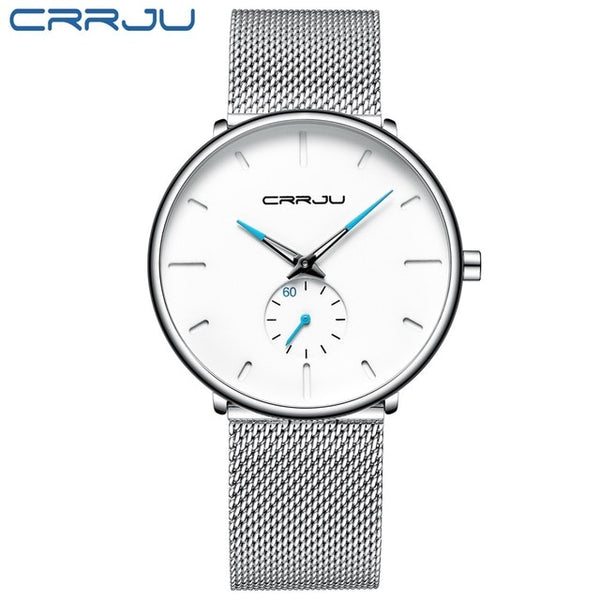 Crrju Fashion Mens Watches Top Brand