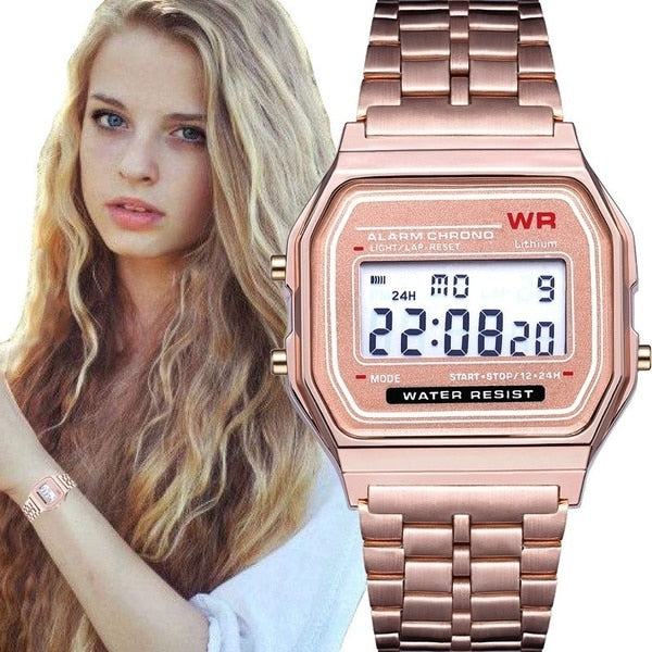 Fashion Women Female Men  Quartz Watch