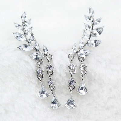 2020 New Crystal Flower Drop Earrings