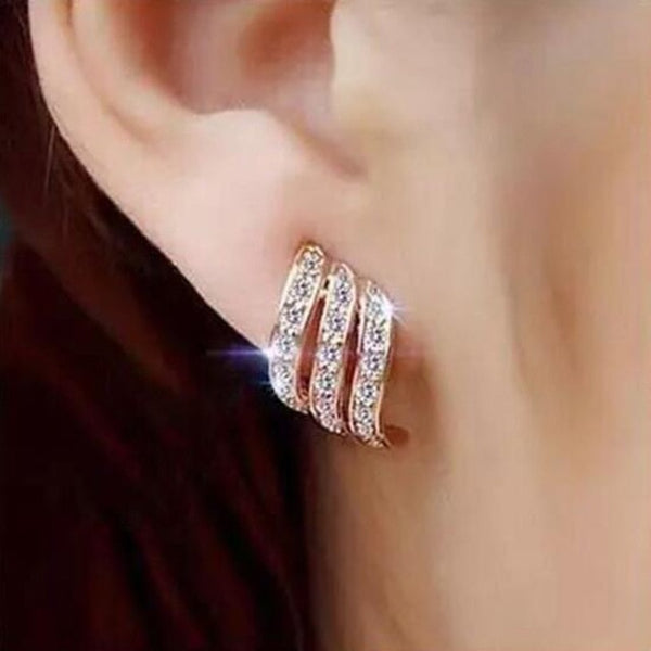 2020 New Crystal Flower Drop Earrings