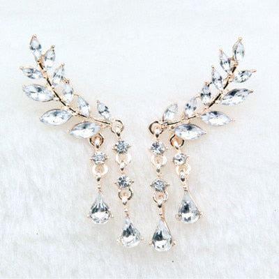 2020 New Crystal Flower Drop Earrings