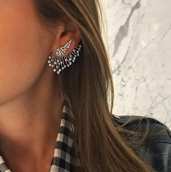 2020 New Crystal Flower Drop Earrings
