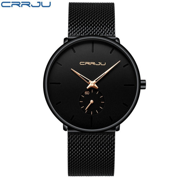 Crrju Fashion Mens Watches Top Brand