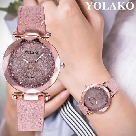 Women Romantic Starry Sky Wrist Watch