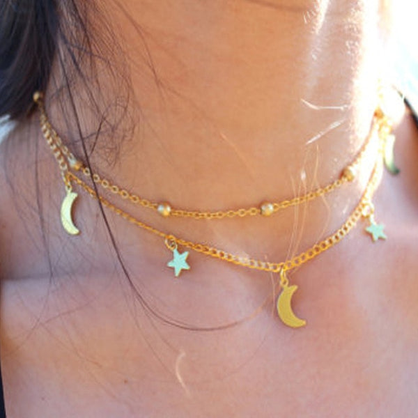 Vintage Multilayer Crystal Pendant