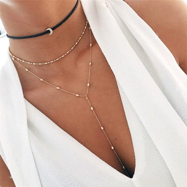 Vintage Multilayer Crystal Pendant
