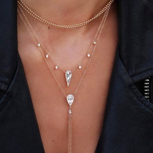Vintage Multilayer Crystal Pendant