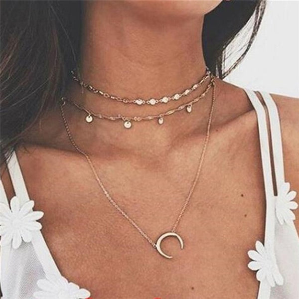Vintage Multilayer Crystal Pendant