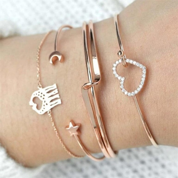30 Style Boho Bangle Elephant Hear
