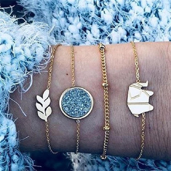 30 Style Boho Bangle Elephant Hear