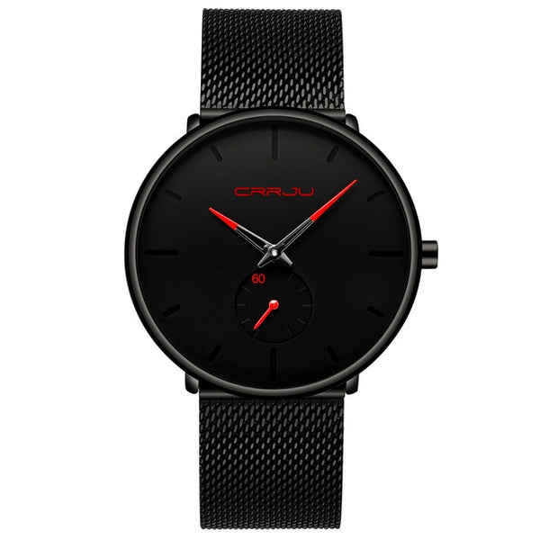 Crrju Fashion Mens Watches Top Brand