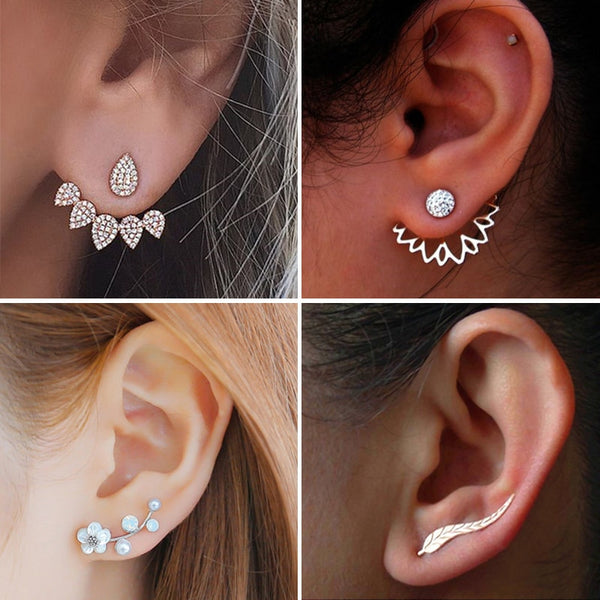 2020 New Crystal Flower Drop Earrings