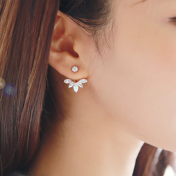2020 New Crystal Flower Drop Earrings