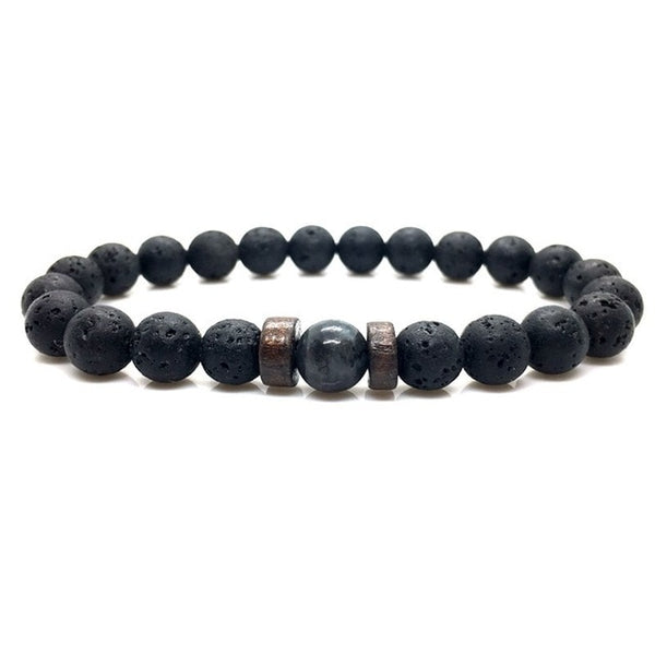 Men Bracelet Natural Moonstone Bead