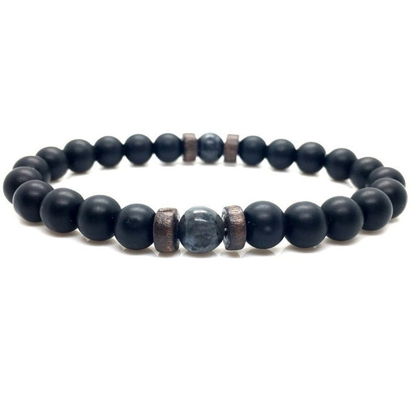 Men Bracelet Natural Moonstone Bead