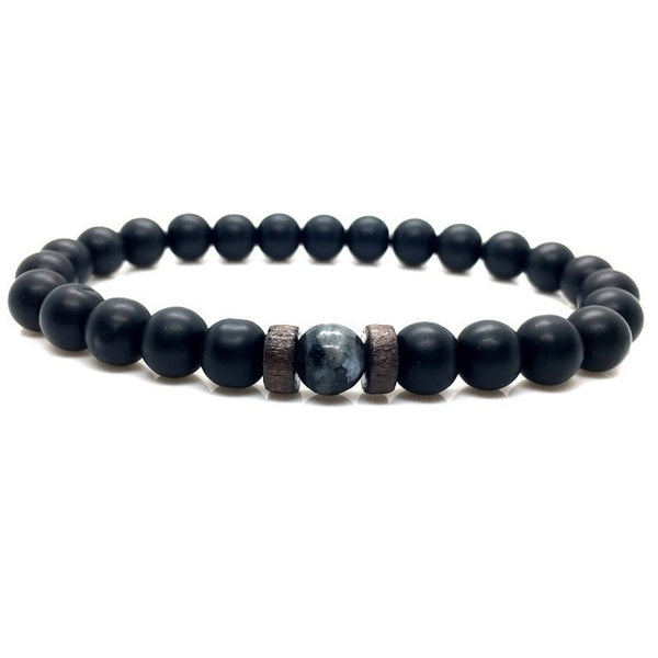 Men Bracelet Natural Moonstone Bead