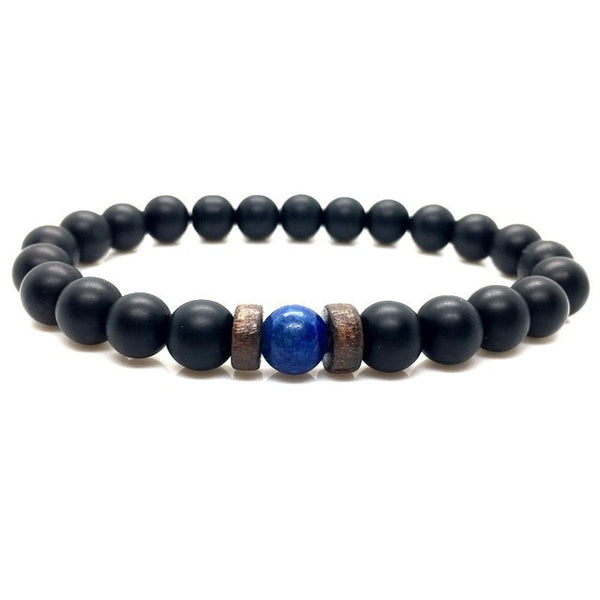 Men Bracelet Natural Moonstone Bead