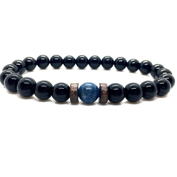 Men Bracelet Natural Moonstone Bead